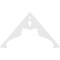 Ekena Millwork Pitch Heath Architectural Grade PVC Gable Pediment, 60"W x 35"H x 1"P (14/12) GPP060X035X100HEA - alternate 2
